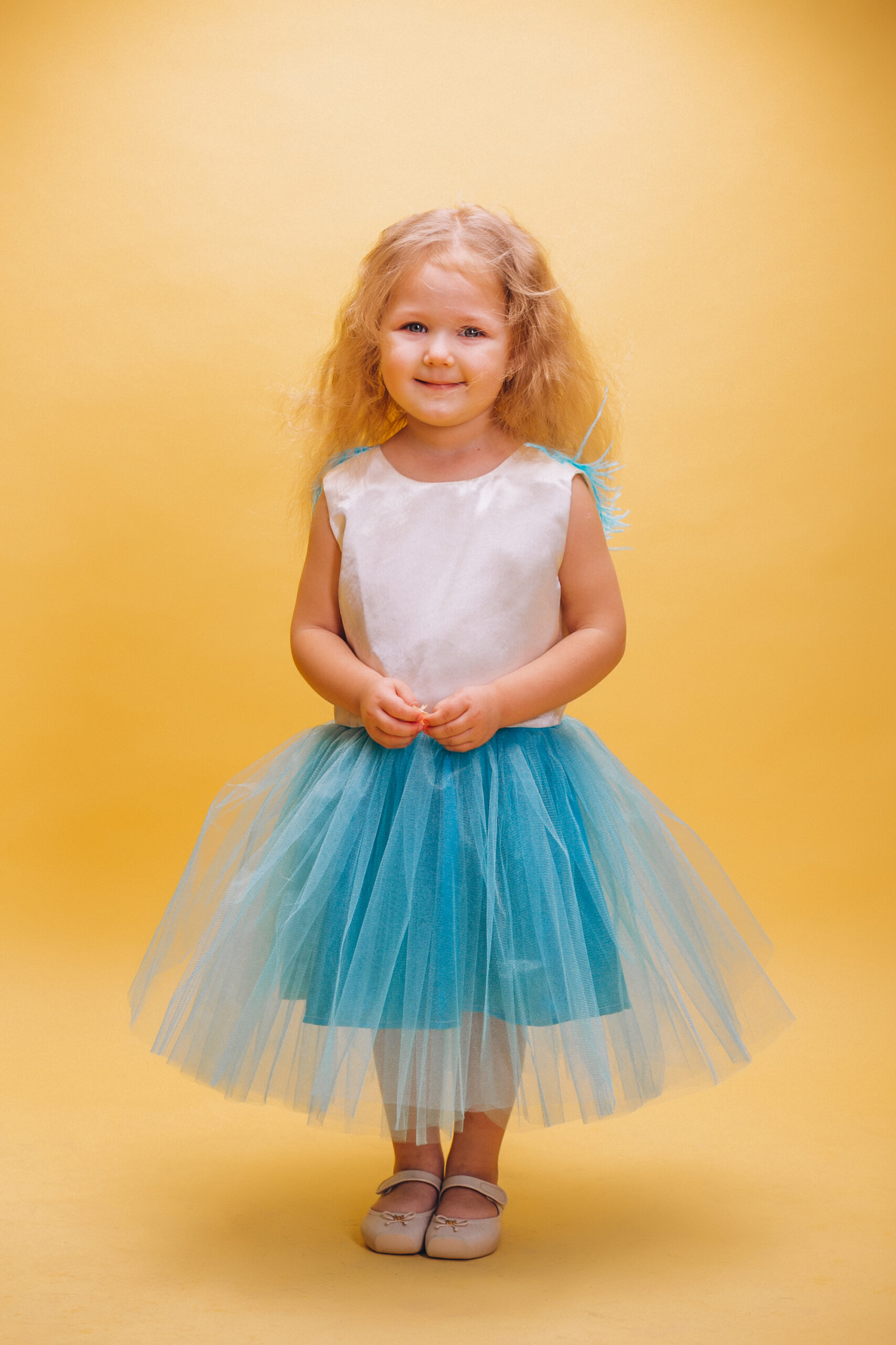 Little girl in cute dress
