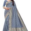 C J Enterprise Women's Pure Kanjivaram Silk Saree Banarasi Soft Sari With Blouse Piece For Wedding (Pari124-50)